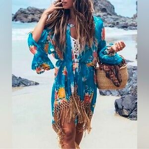 Beautiful Spell & Gypsy Jagger Kimono Rare Cult Favorite
